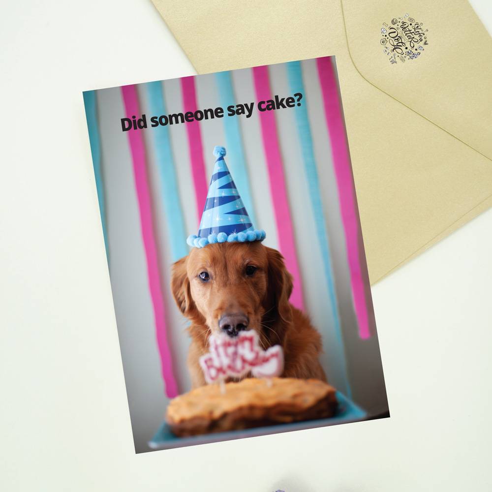 Edible Dog Birthday Cards