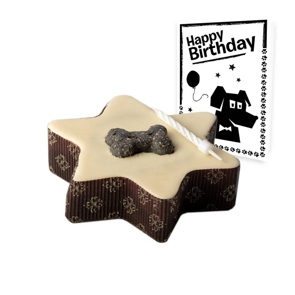 Dog Birthday cake star shape