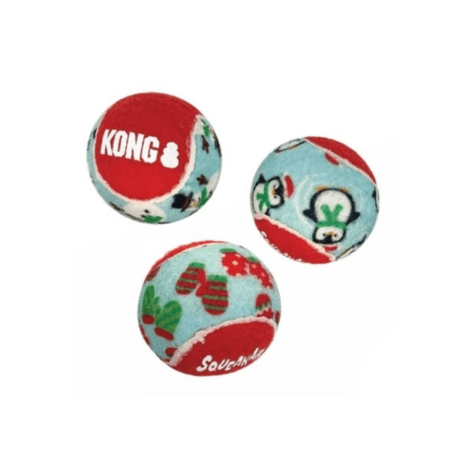 Kong Festive Squeakair Balls