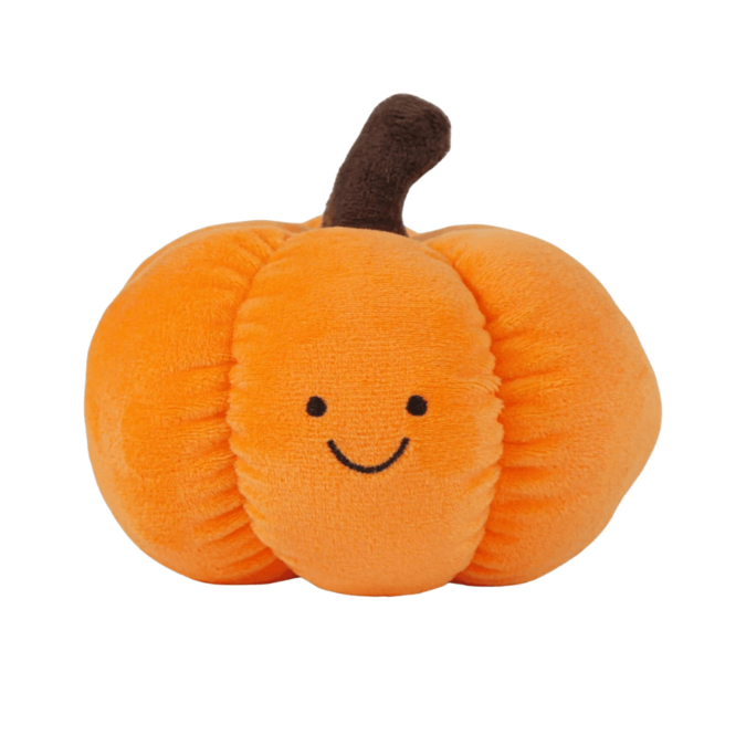 Plush Squeaky Pumpkin