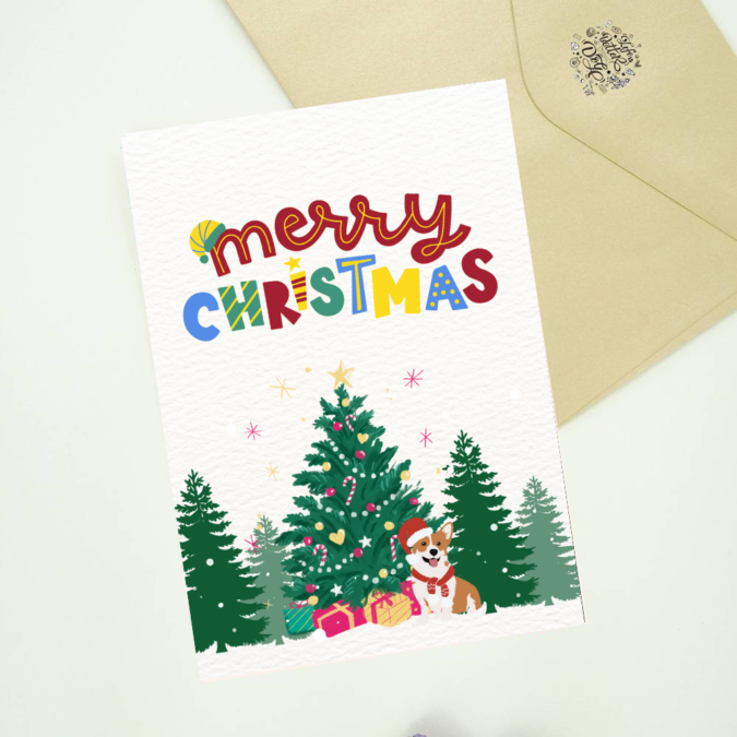 Merry Christmas Edible Card